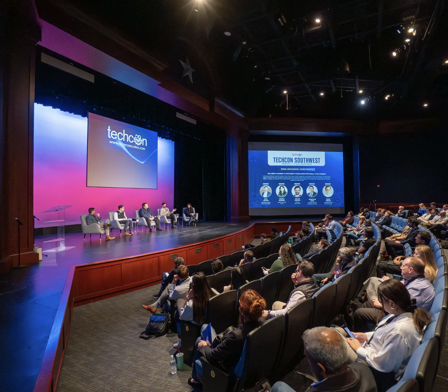 TechCon SoCal main stage with a live audience