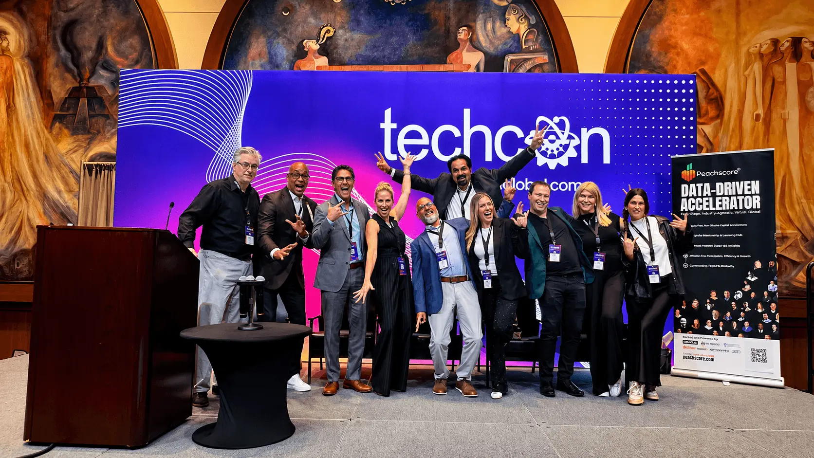 Peachscore team at TechCon SoCal 2026